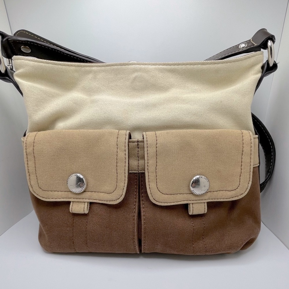 Naturalizer Canvas Messenger Bag